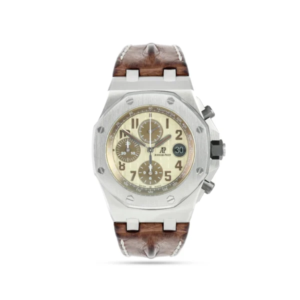 Audemars Piguet royal oak chorograph leather strap super clone replica watches in Dubai