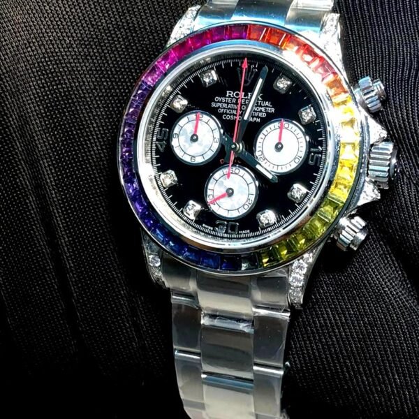 Rolex daytona Rainbow Edition full steel Super Clone Watch
