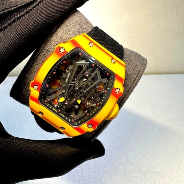 RICHARD MILLE RM 27-03 with Black Velcro strap super Clone 1:1 watch with working tourbillon