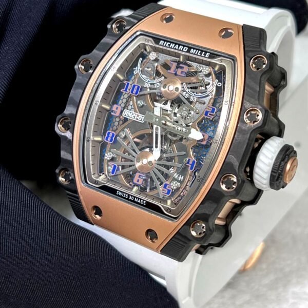 Richard Mille RM 21-01 white super clone replica watches in Dubai