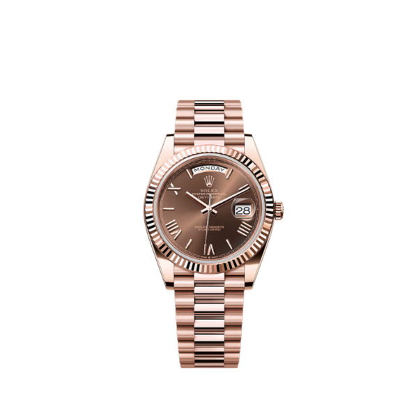 Rolex day date full rose gold super clone watch