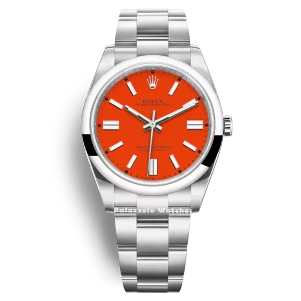 Rolex oyster perpetual 2020 red coral super clone