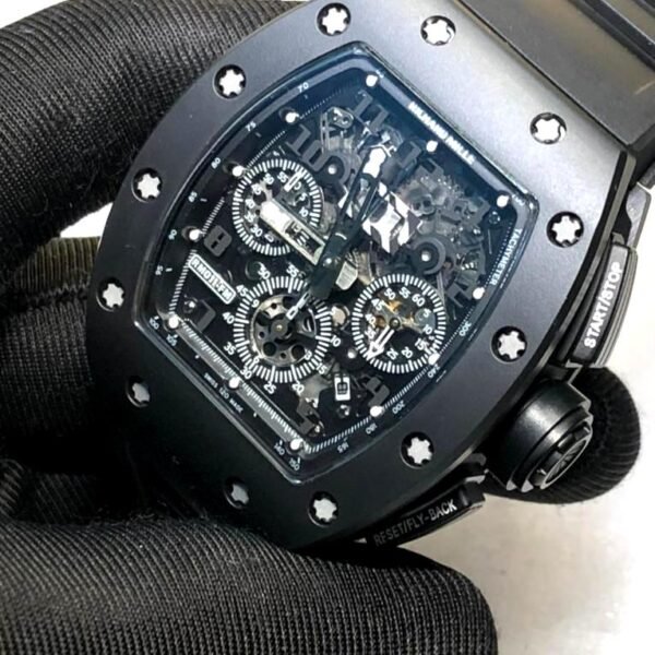 RICHARD MILLE RM 011 black with white marking super clone 1:1 watch