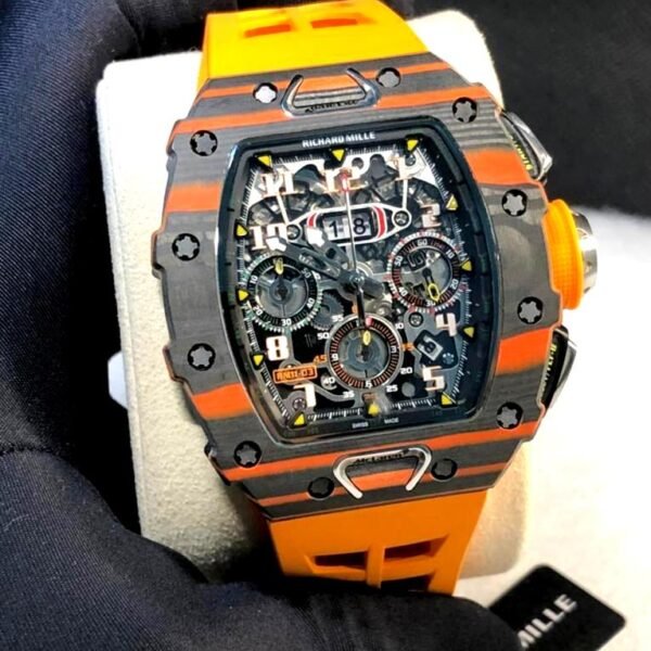 RICHARD MILLE RM 53-03 MCLAREN F1 orange strap super clone 1:1 watch