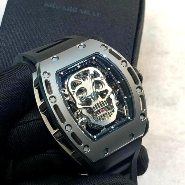 Richard Mille RM52 Skull working tourbillon super clone 1:1 watch