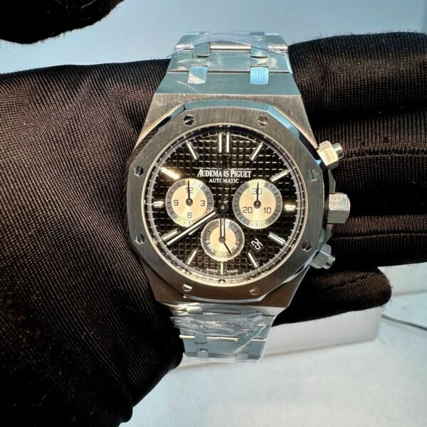 Audemars Piguet Royal Oak black dial chronograph 1:1 super clone watch