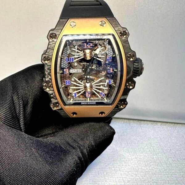 Richard Mille RM 21-01 black with rose gold super clone replica watches in Dubai