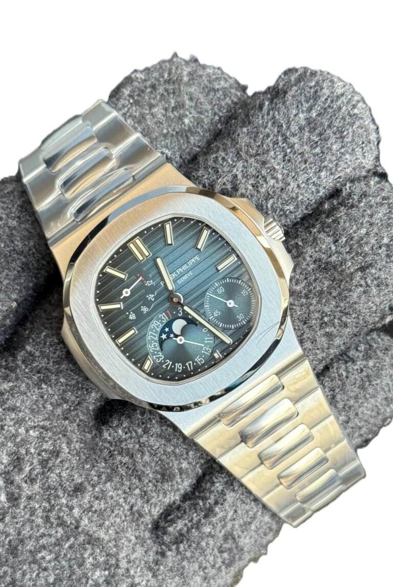 Patek Philippe Nautilus 5712/1A BLUE BLACK DIAL SWISS SUPER CLONE WATCH COMPLETE WORKING